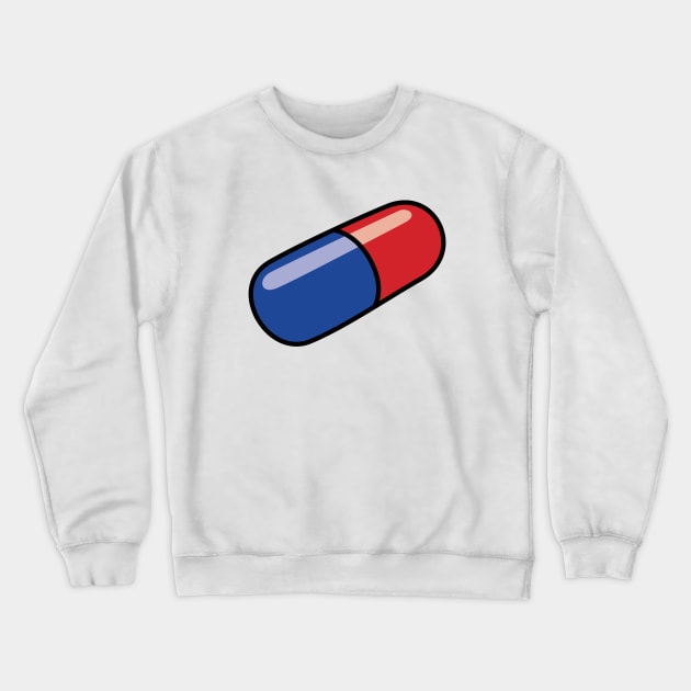 The Red & Blue Pill Crewneck Sweatshirt by The Red & Blue Pill